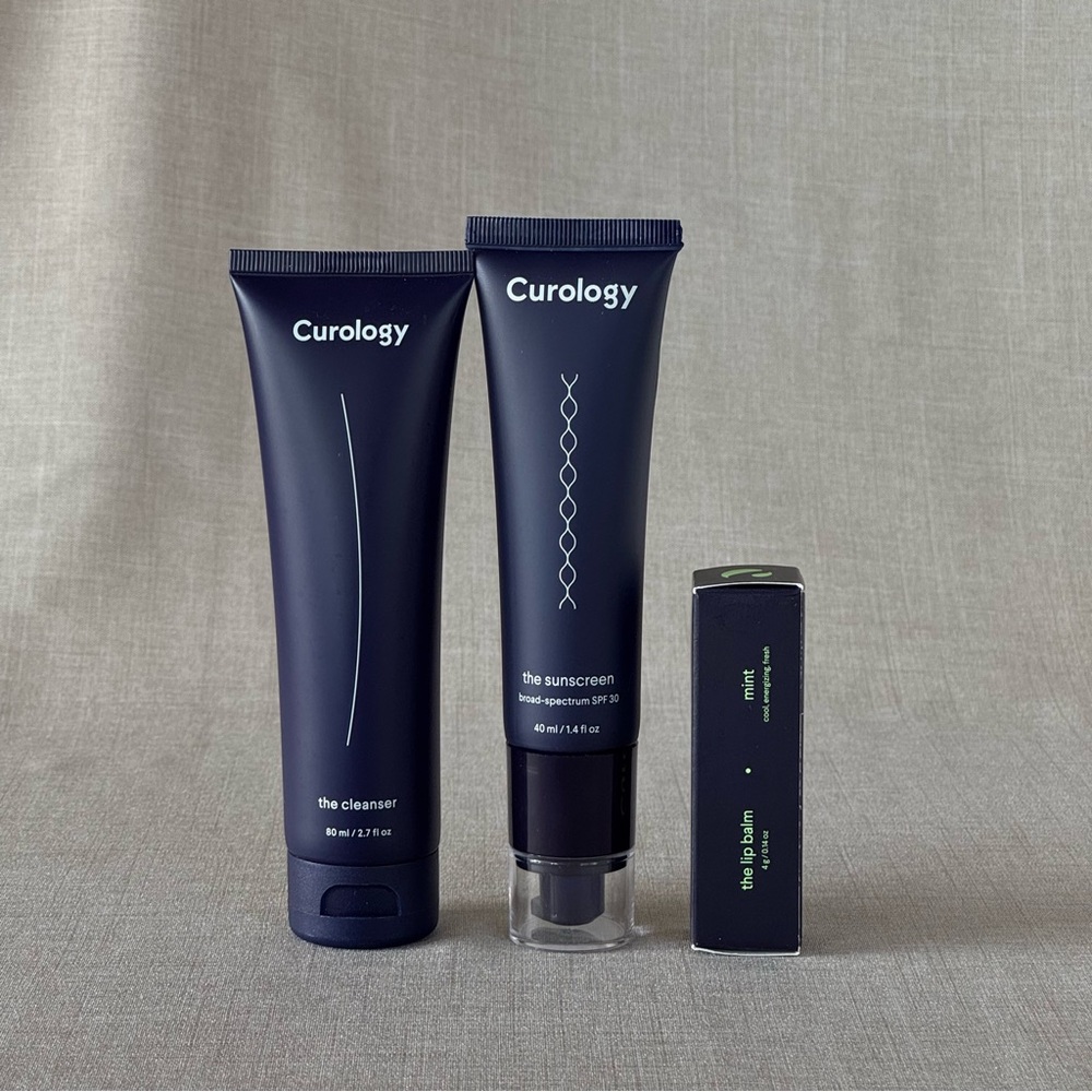Curology | Cleanser, Sunscreen, Lip Balm Skincare Set